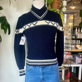 60s/70s Wool v-neck sweater