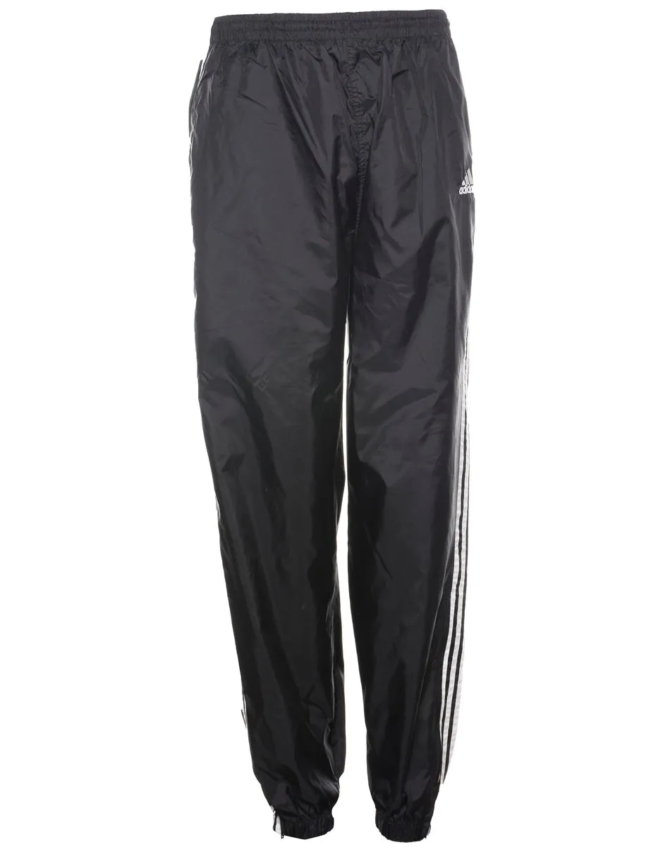 Adidas Black & White Contrast Track Pants - W27 L31