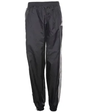 Adidas Black & White Contrast Track Pants - W27 L31