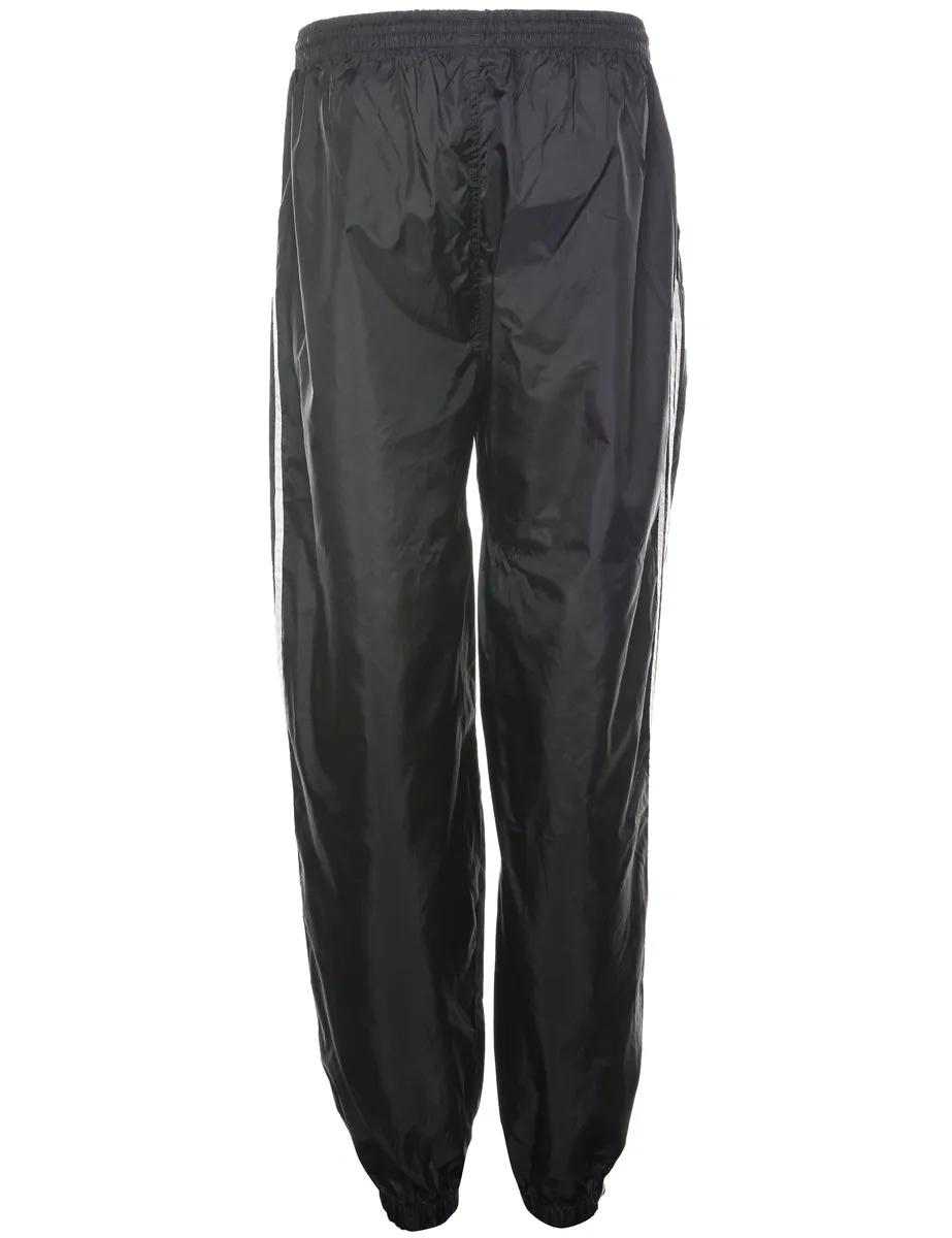 Adidas Black & White Contrast Track Pants - W27 L31