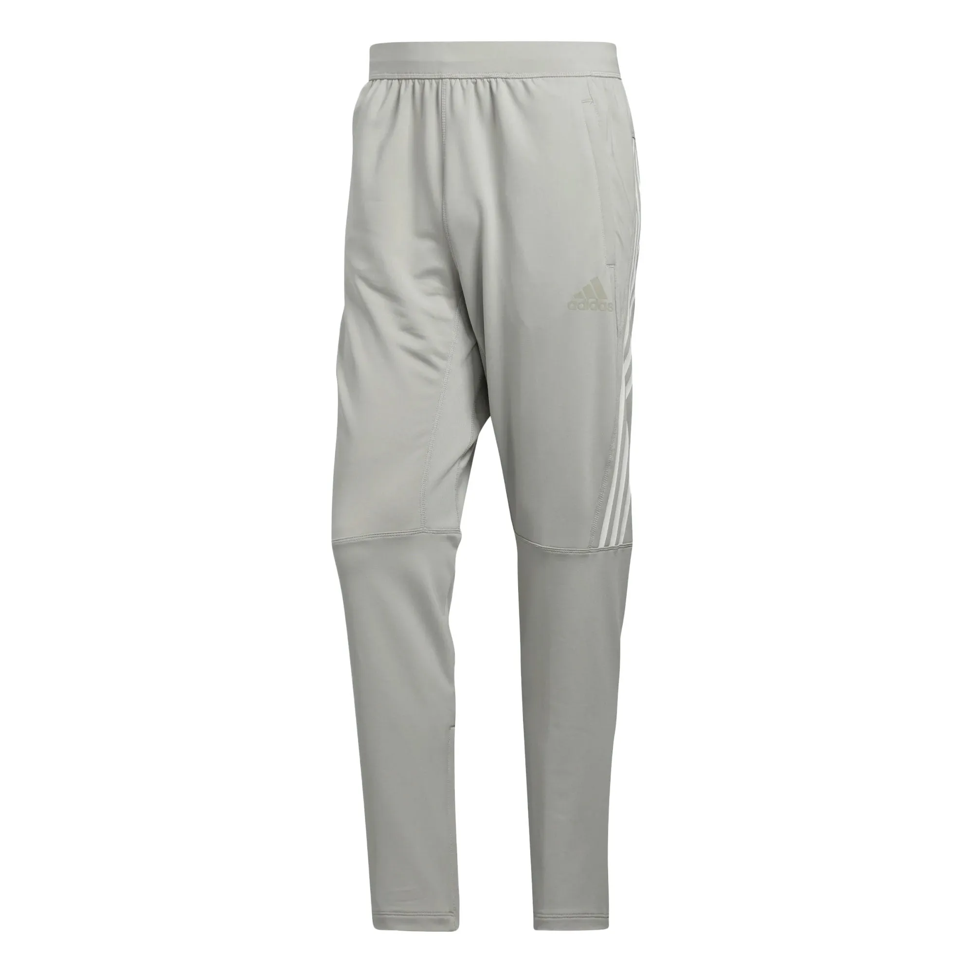 adidas Men's Aeroready 3-Stripes Cold Weather Knit Pants Metal Grey