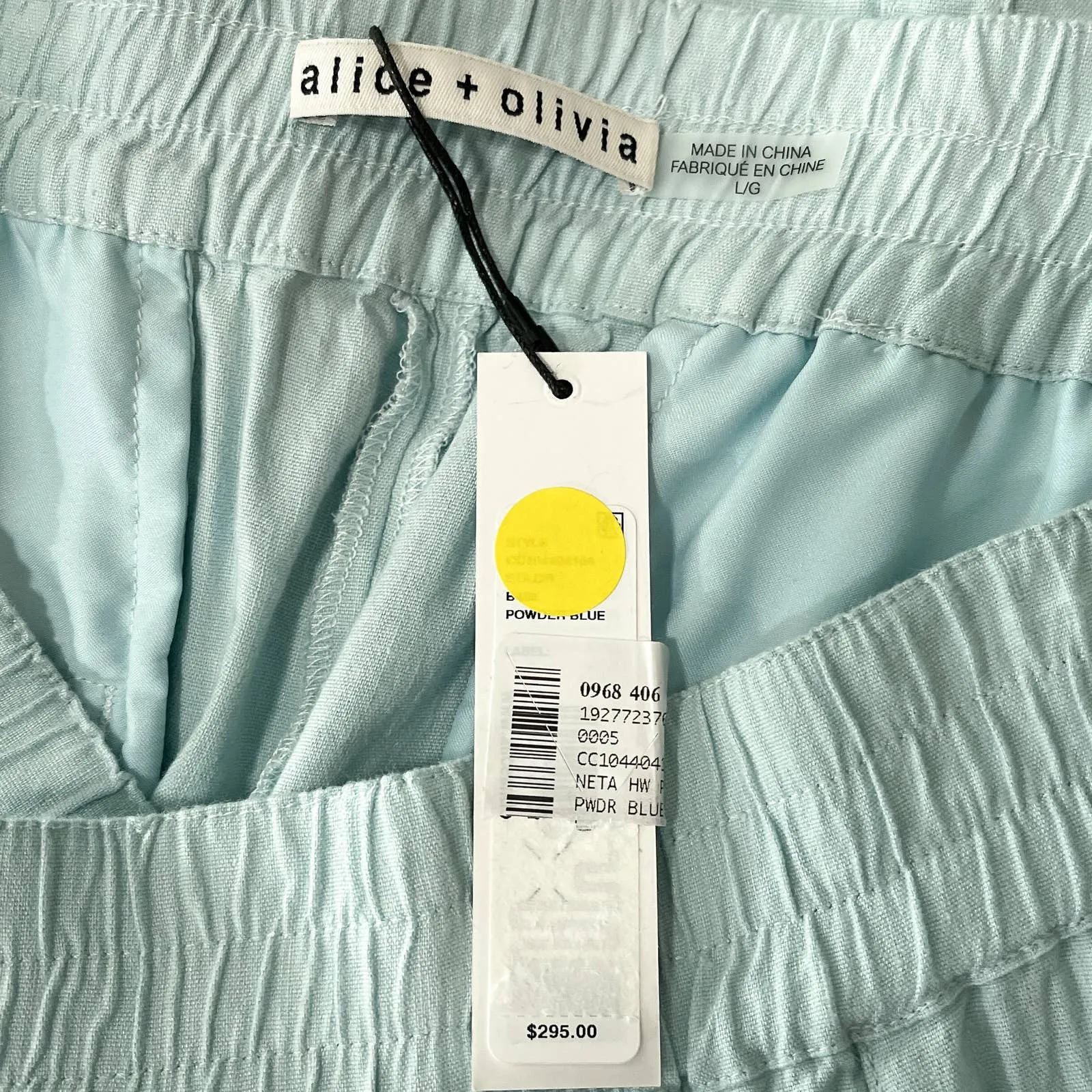 Alice   Olivia | Neta High-Waist Pull-On Cargo Pants | Sz L