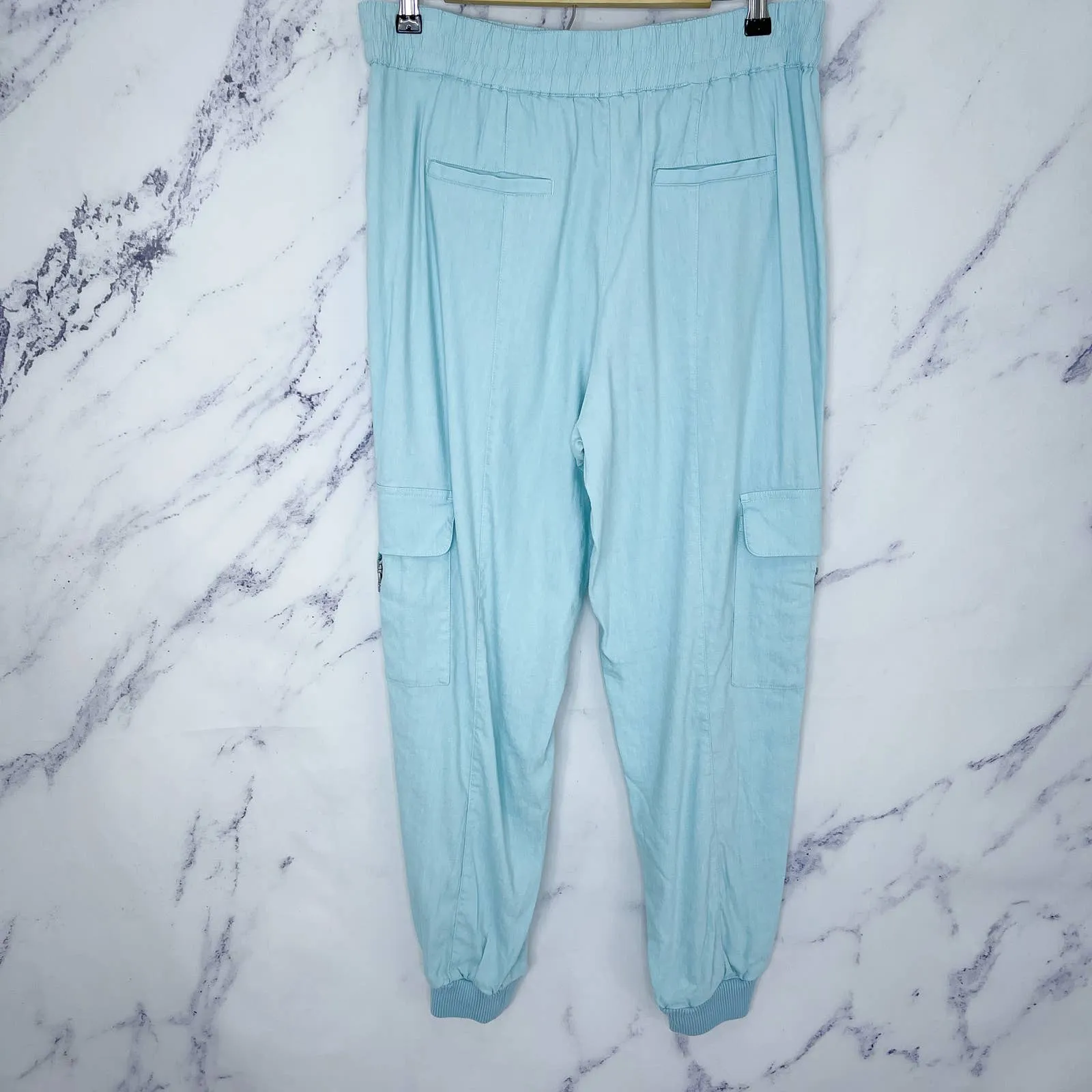 Alice   Olivia | Neta High-Waist Pull-On Cargo Pants | Sz L