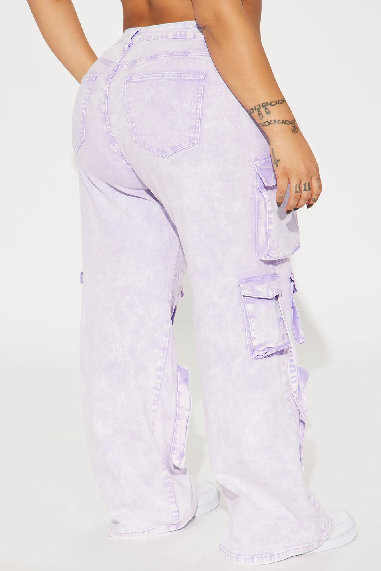 Amelia Cargo Pant - Lavender