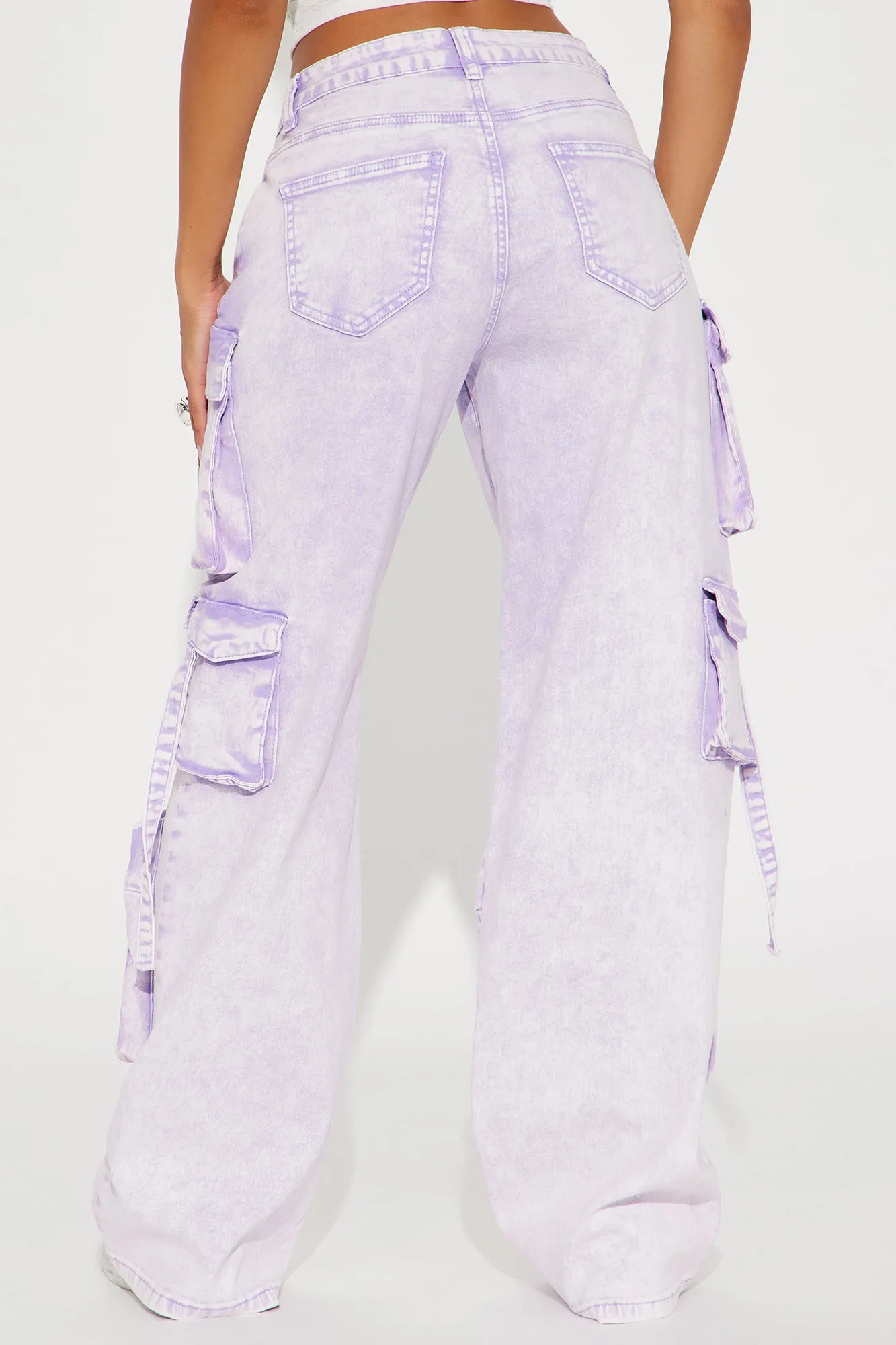 Amelia Cargo Pant - Lavender