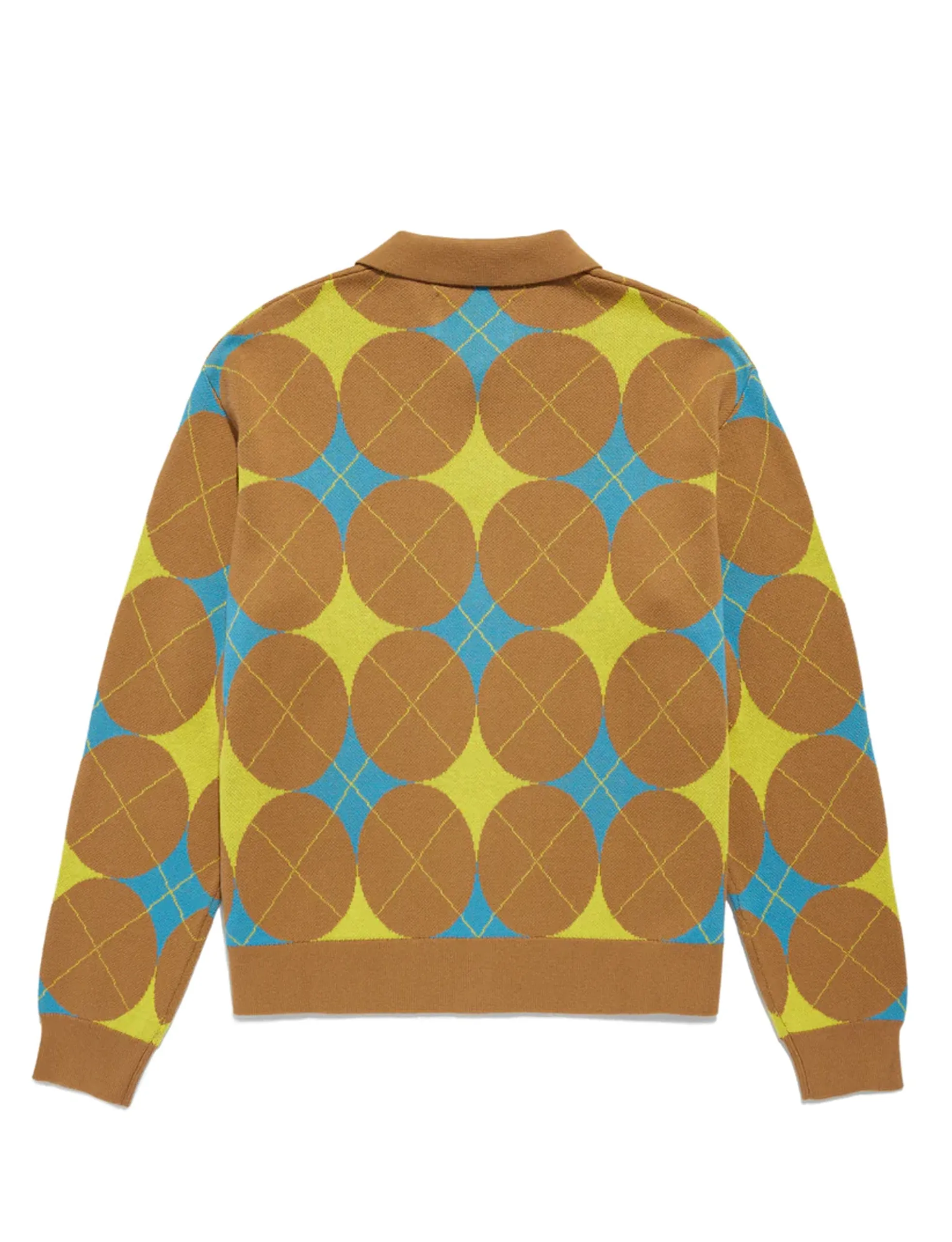 AWAKE NY ARGLYE KNIT CARDIGAN