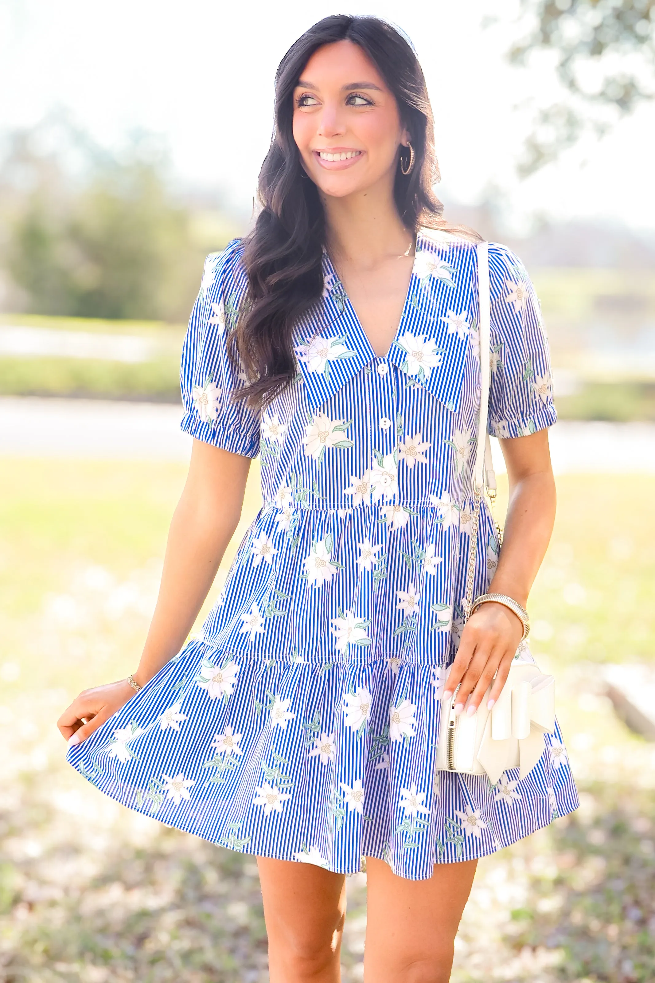 Back in Bloom Floral Mini Dress
