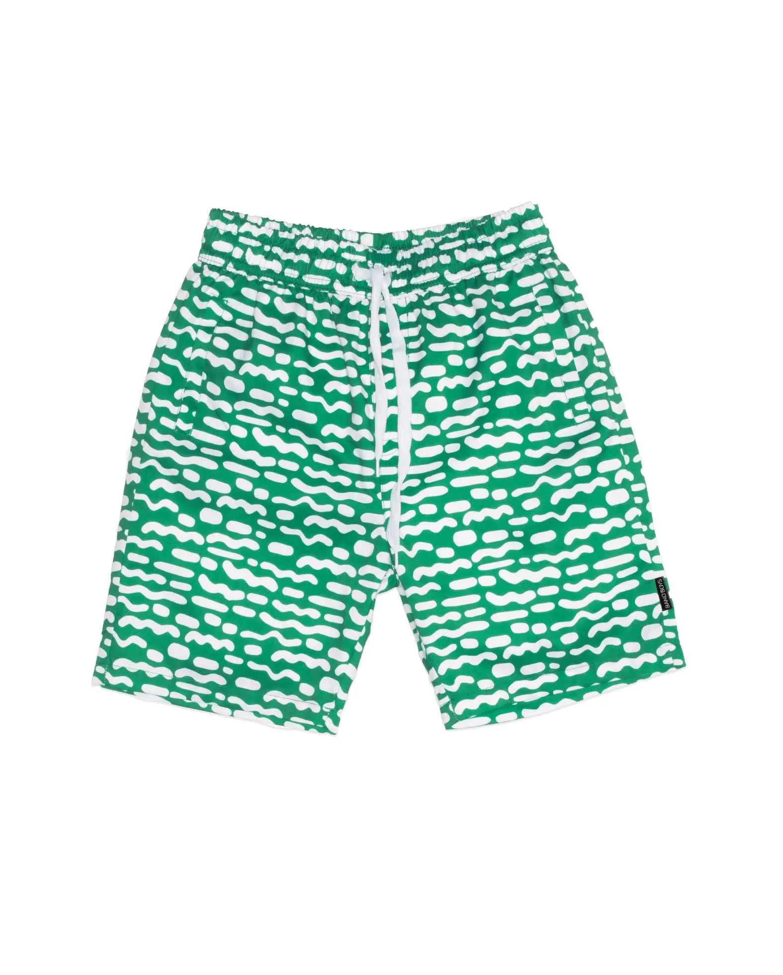 band of boys stripe repeat green boardies