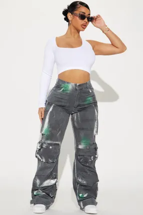 Big Time Cargo Pant - Charcoal/combo