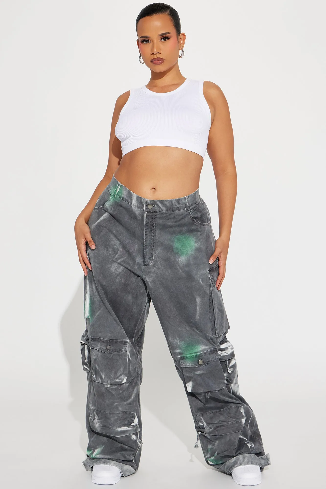 Big Time Cargo Pant - Charcoal/combo
