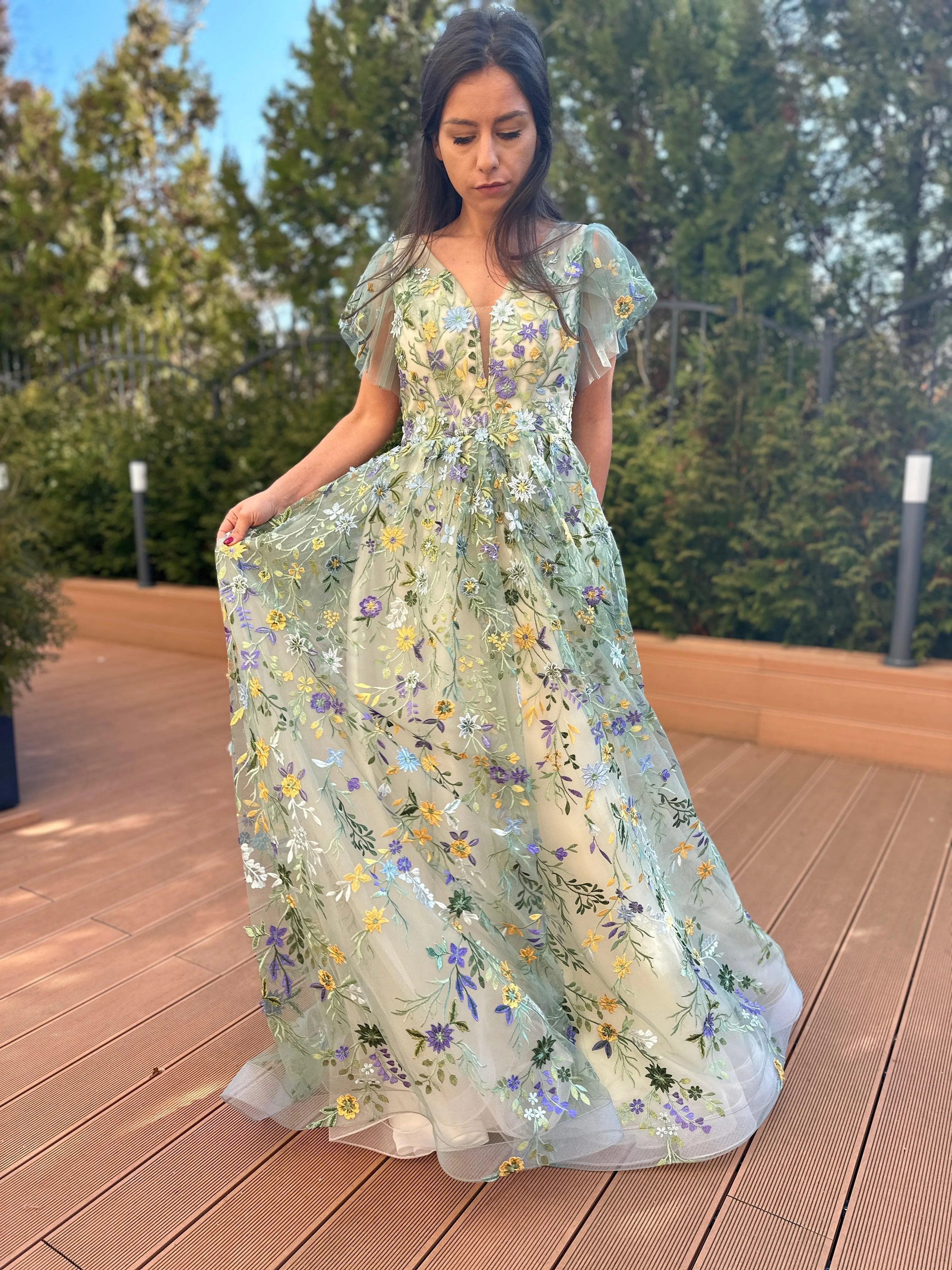 Botanical Elegance Gown