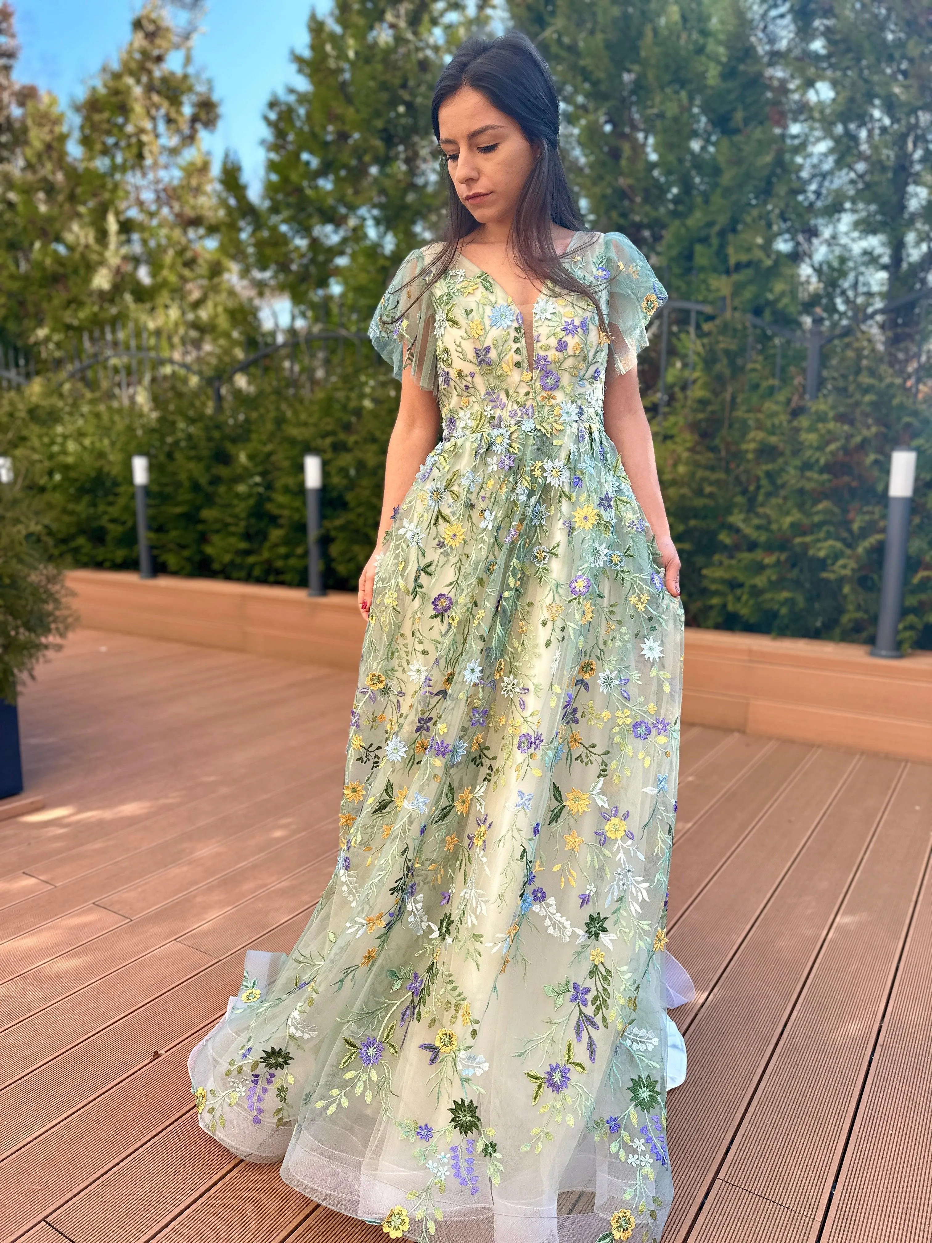 Botanical Elegance Gown