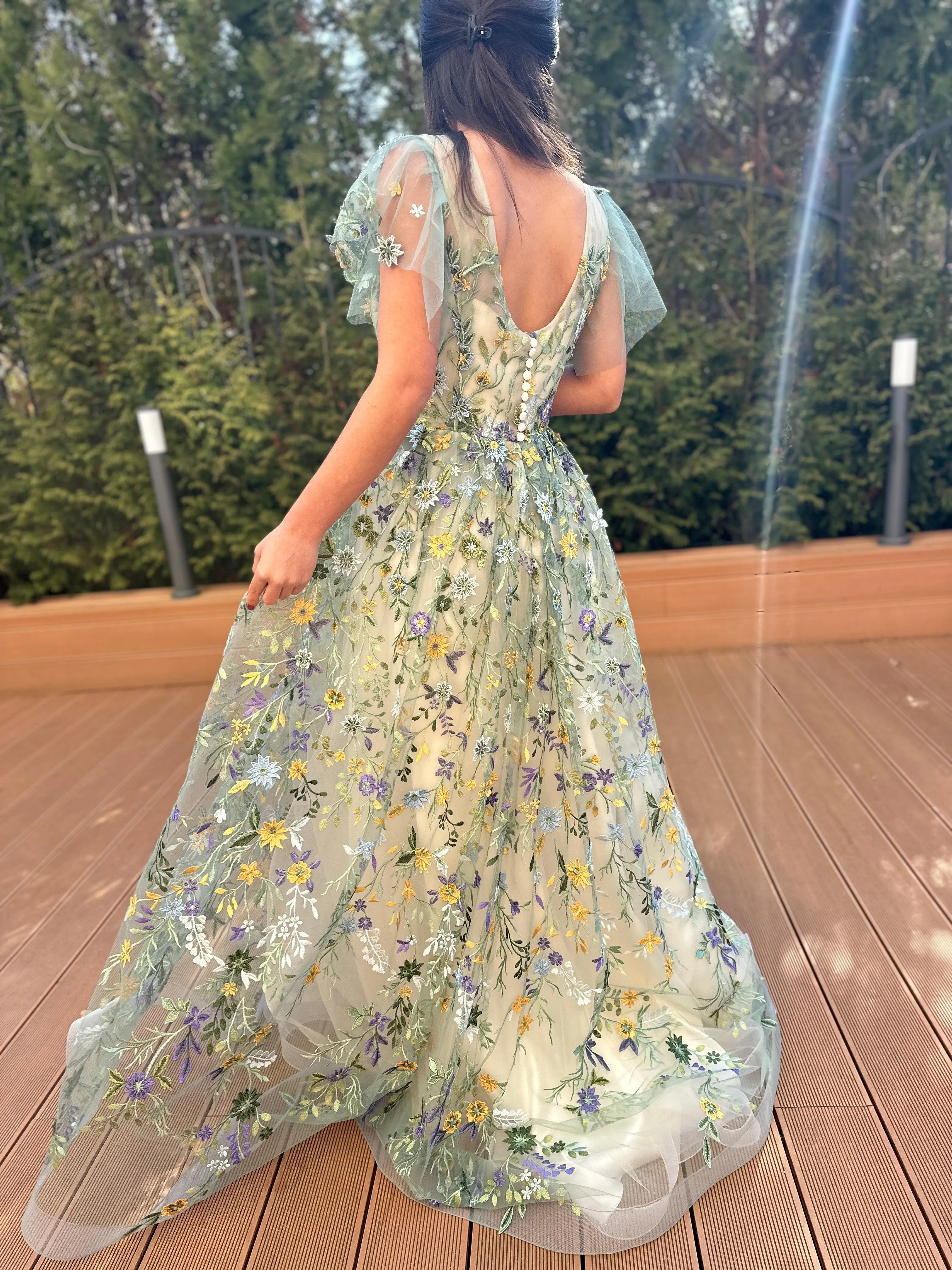 Botanical Elegance Gown