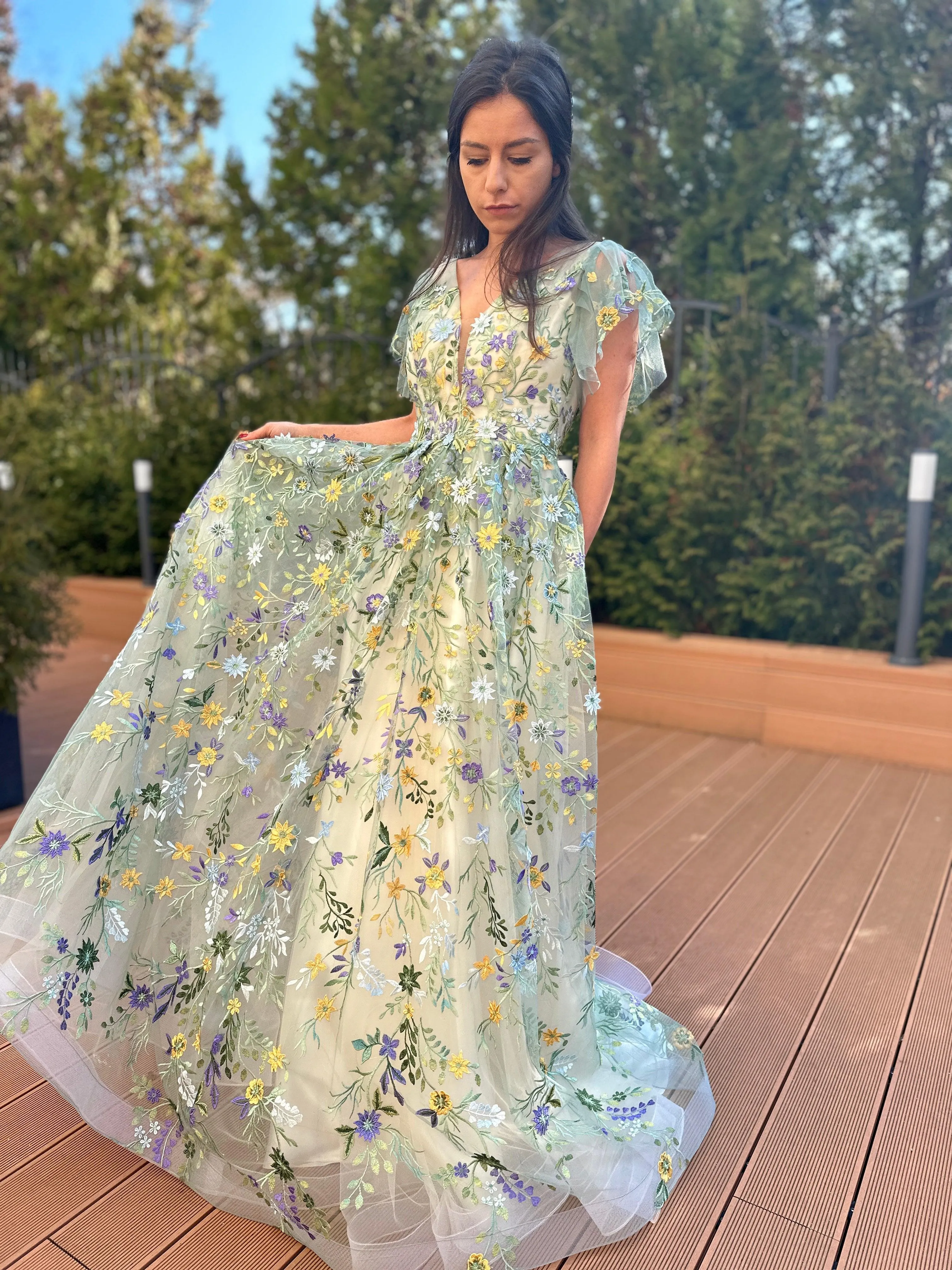 Botanical Elegance Gown