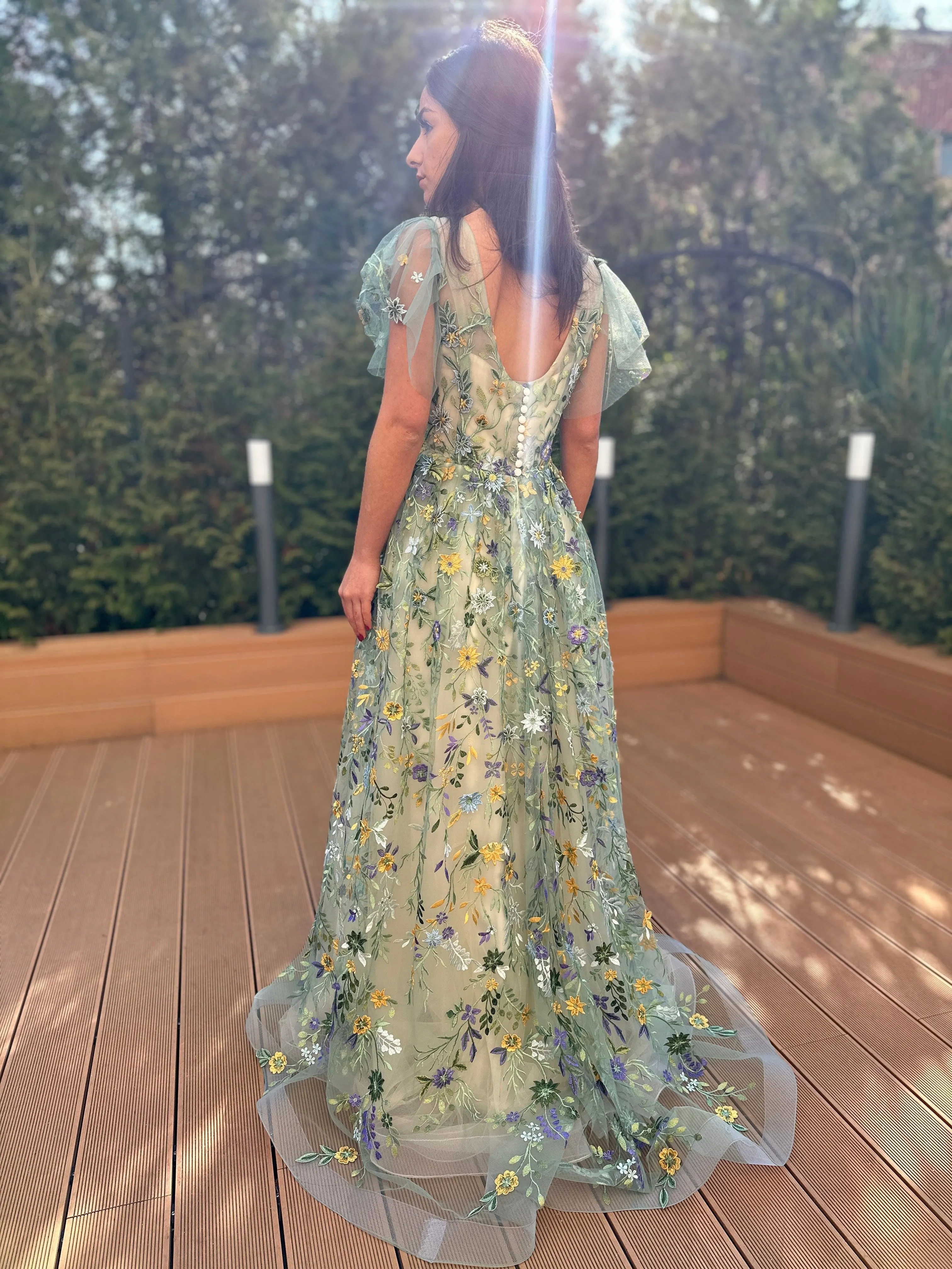 Botanical Elegance Gown