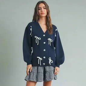 Bow Cardigan