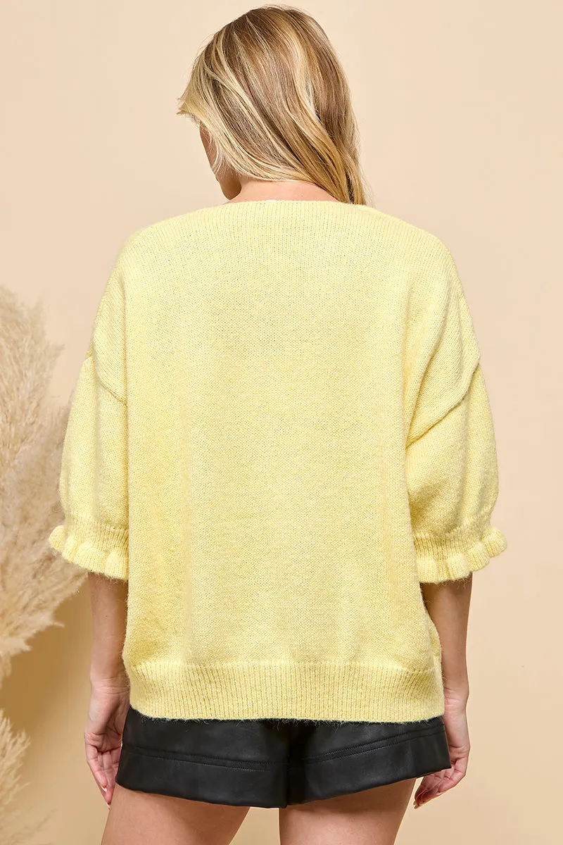 Bow Tie Front Cardigan