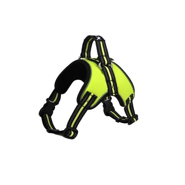 Breathable Safety Pets Dog Vest Handle Control Strap Harness