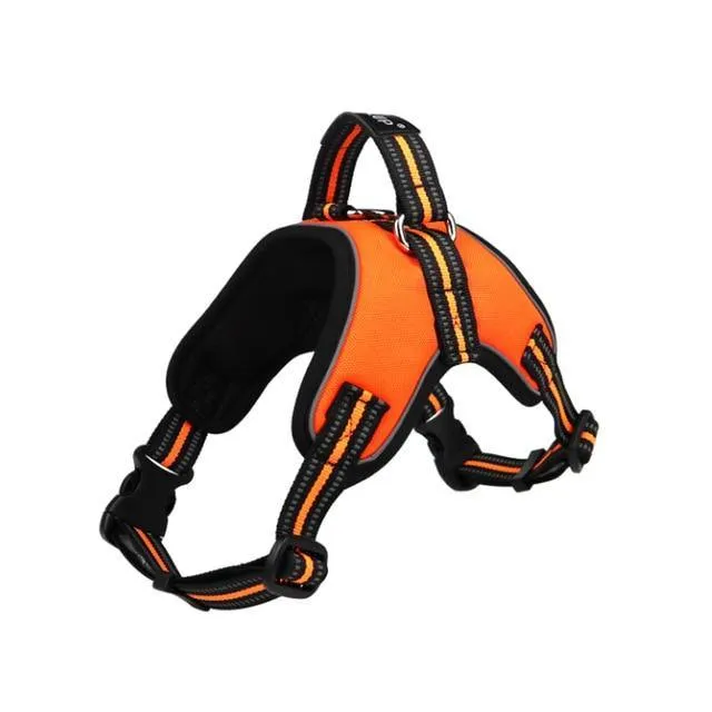 Breathable Safety Pets Dog Vest Handle Control Strap Harness