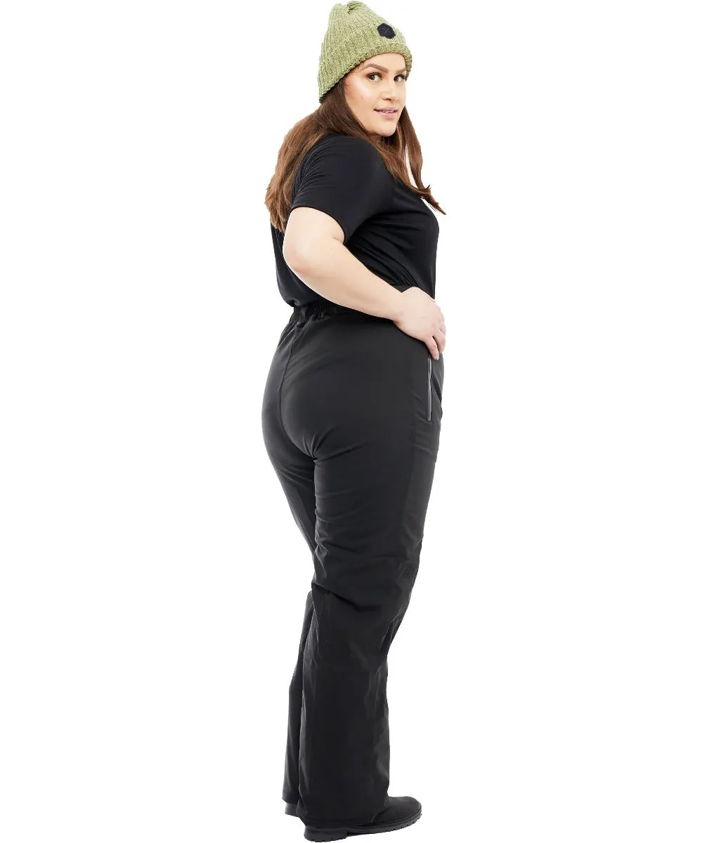 Cartel Arctic Stretch Womens Snow Pant Black Extra Short, Short & Regular 2XL-10XL