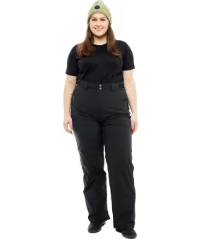 Cartel Arctic Stretch Womens Snow Pant Black Extra Short, Short & Regular 2XL-10XL