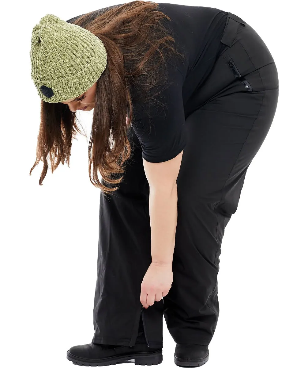 Cartel Arctic Stretch Womens Snow Pant Black Extra Short, Short & Regular 2XL-10XL