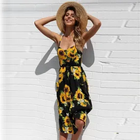 CASUAL BEACH MIDI DRESS