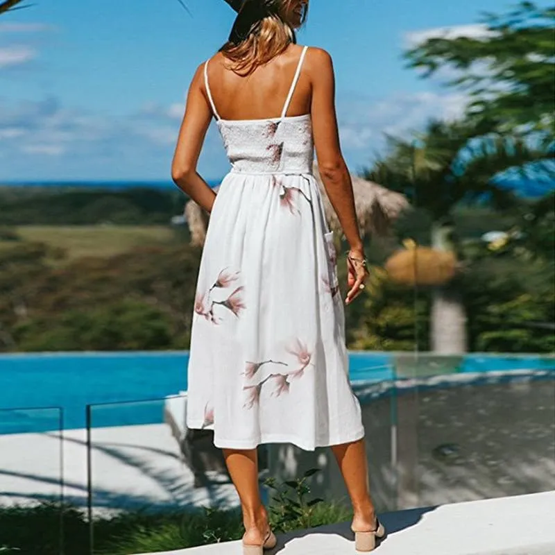 CASUAL BEACH MIDI DRESS