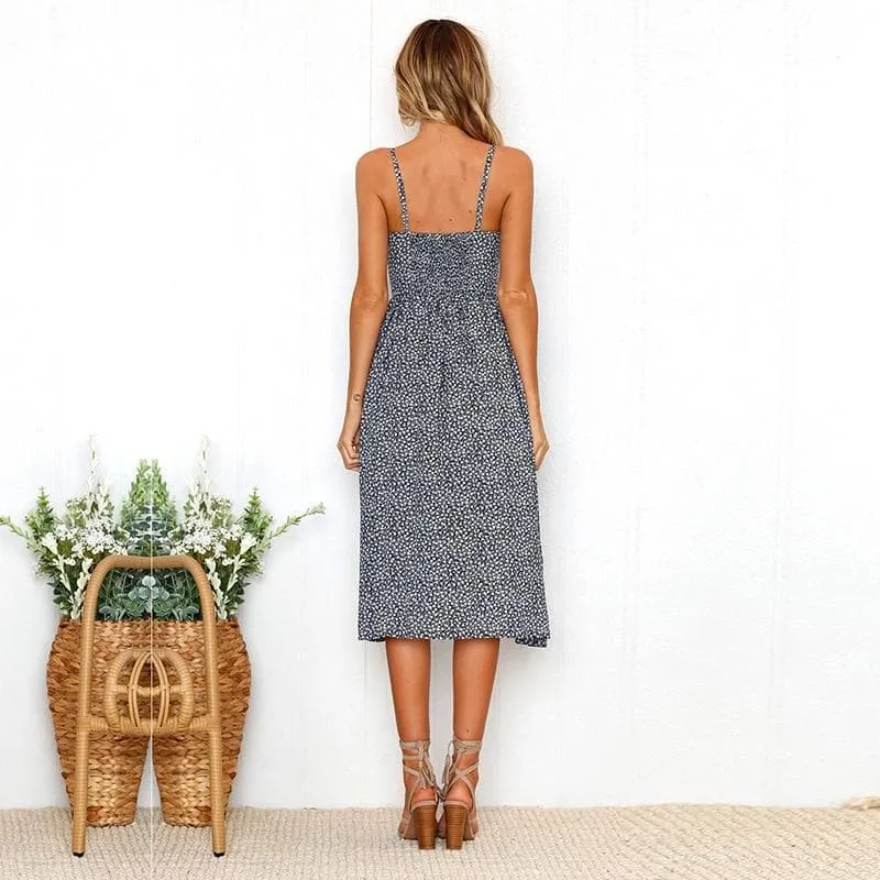 CASUAL BEACH MIDI DRESS