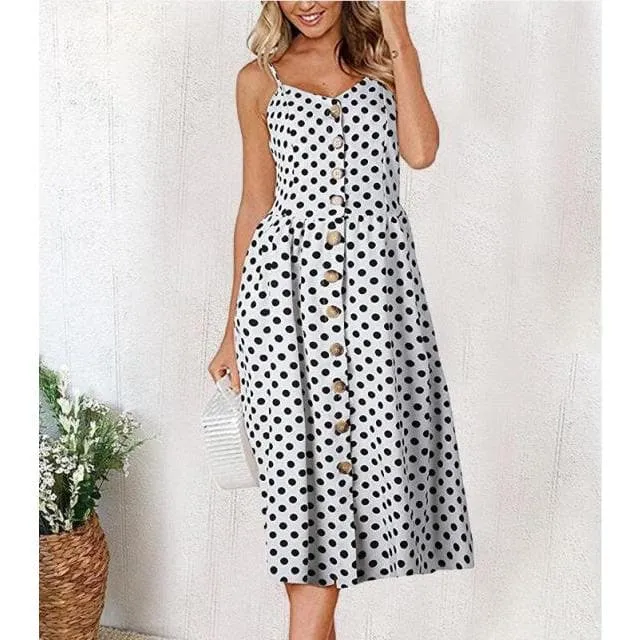 CASUAL BEACH MIDI DRESS