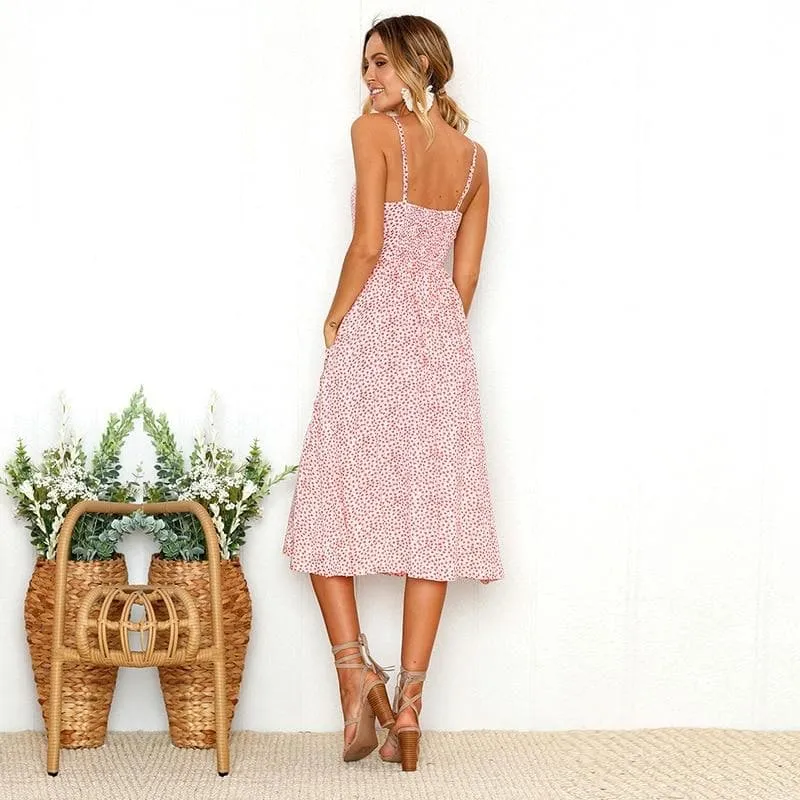 CASUAL BEACH MIDI DRESS