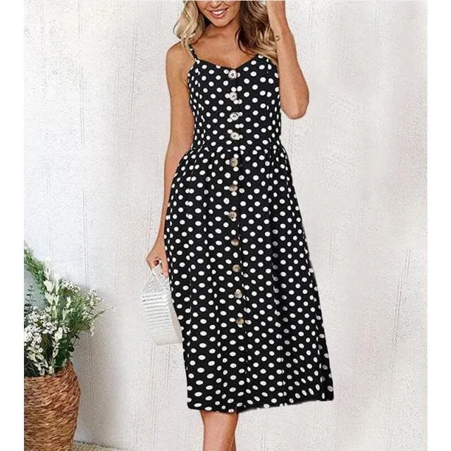 CASUAL BEACH MIDI DRESS