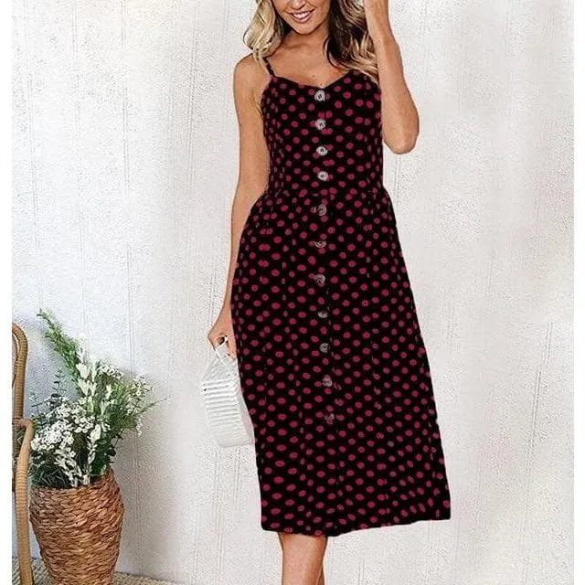 CASUAL BEACH MIDI DRESS