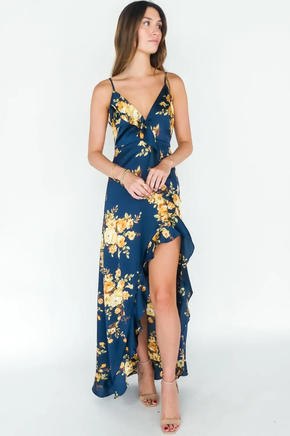 Cavello Ruffle Maxi Dress