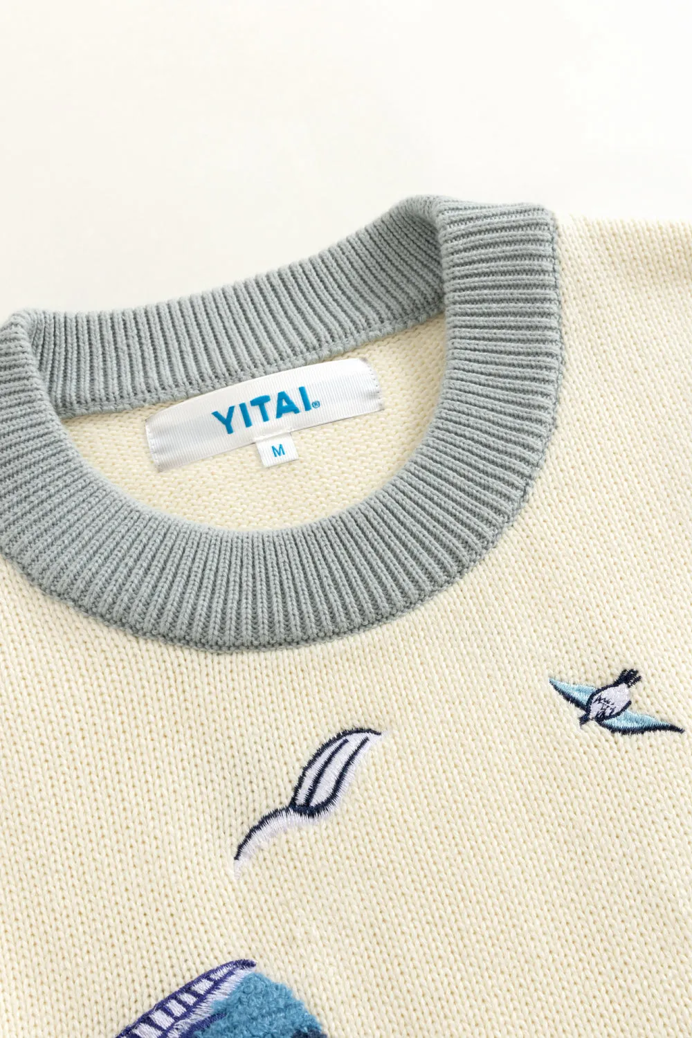 Celestial Embroidery Sweater