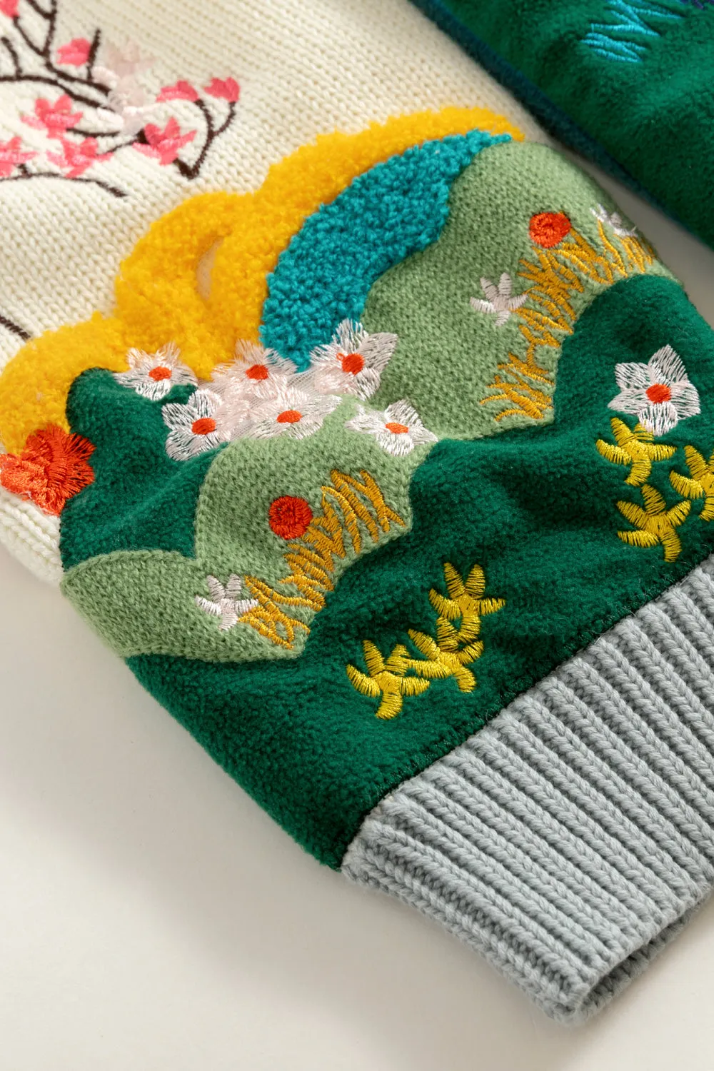 Celestial Embroidery Sweater