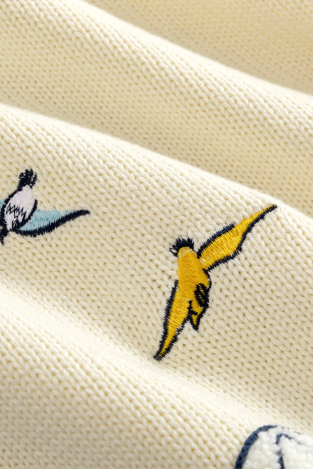 Celestial Embroidery Sweater