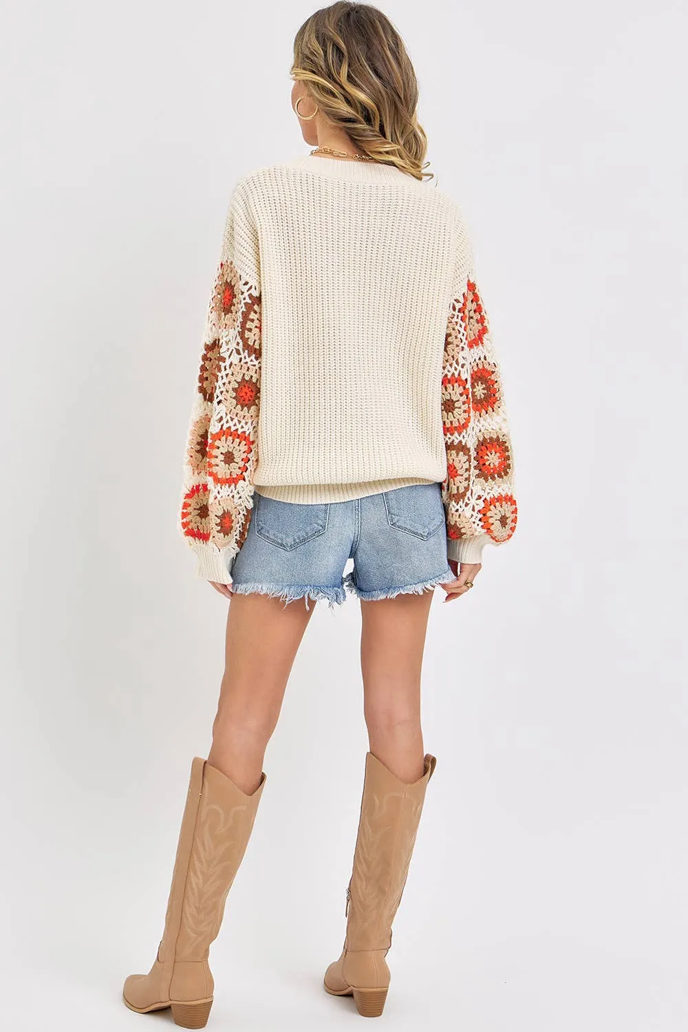 CROCHET PATCHWORK SWEATER