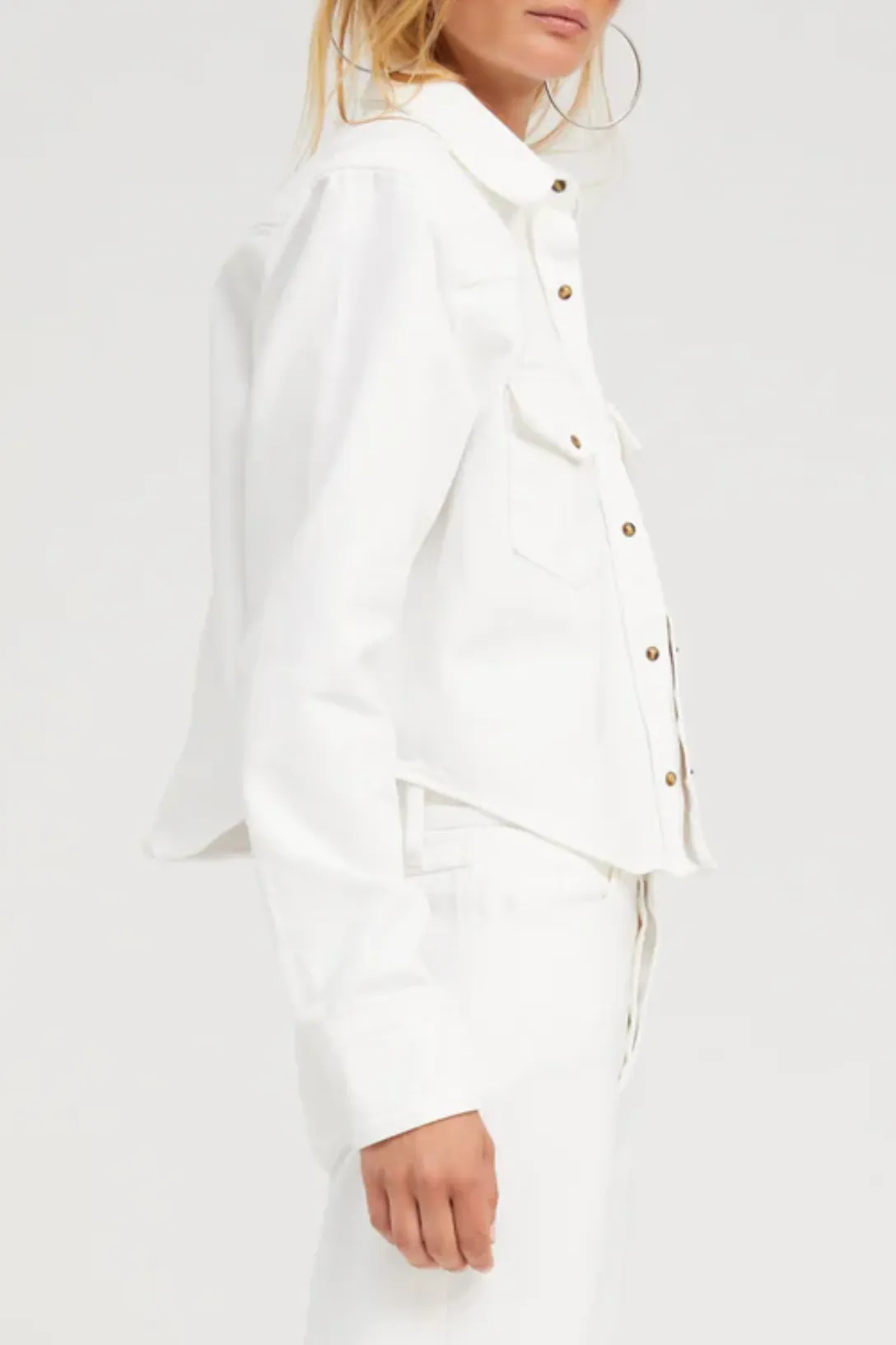 Cropped Western Button Up | Sophia