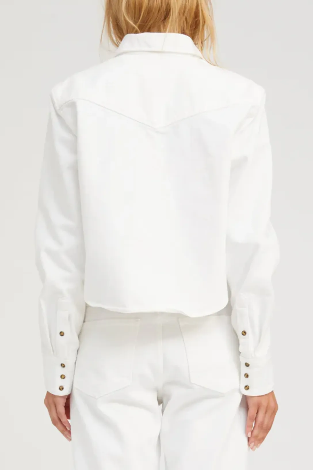 Cropped Western Button Up | Sophia