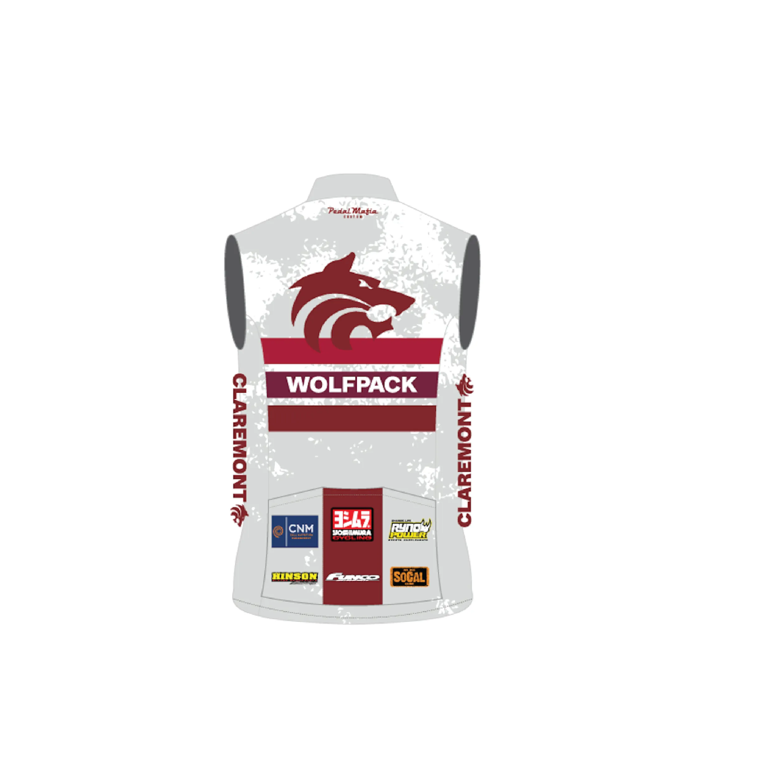 Custom Vest - CLAREMONT WOLFPACK