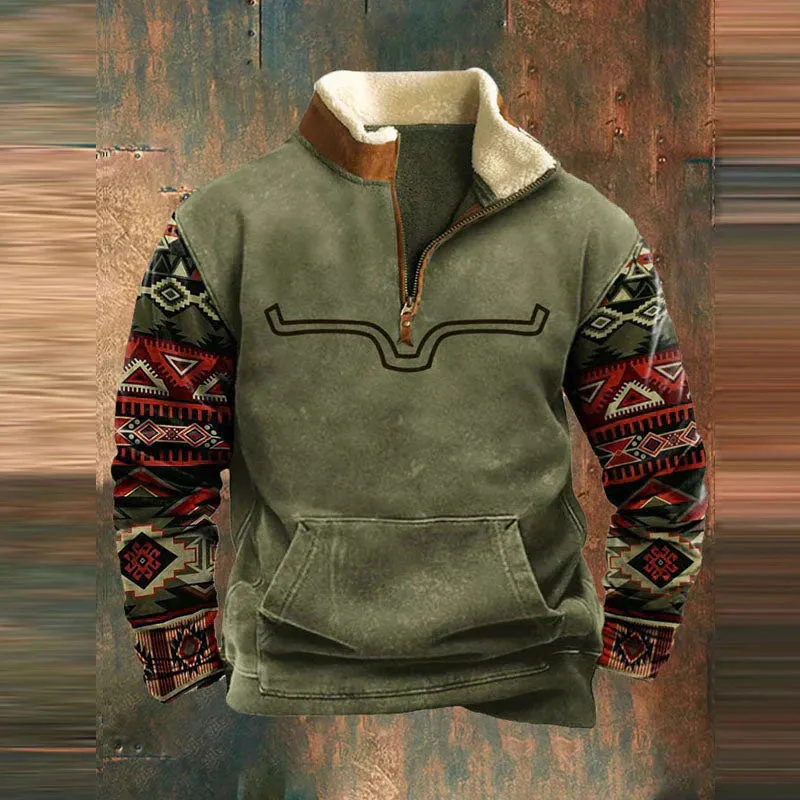 Daniel | Quarter zip-up pulóver