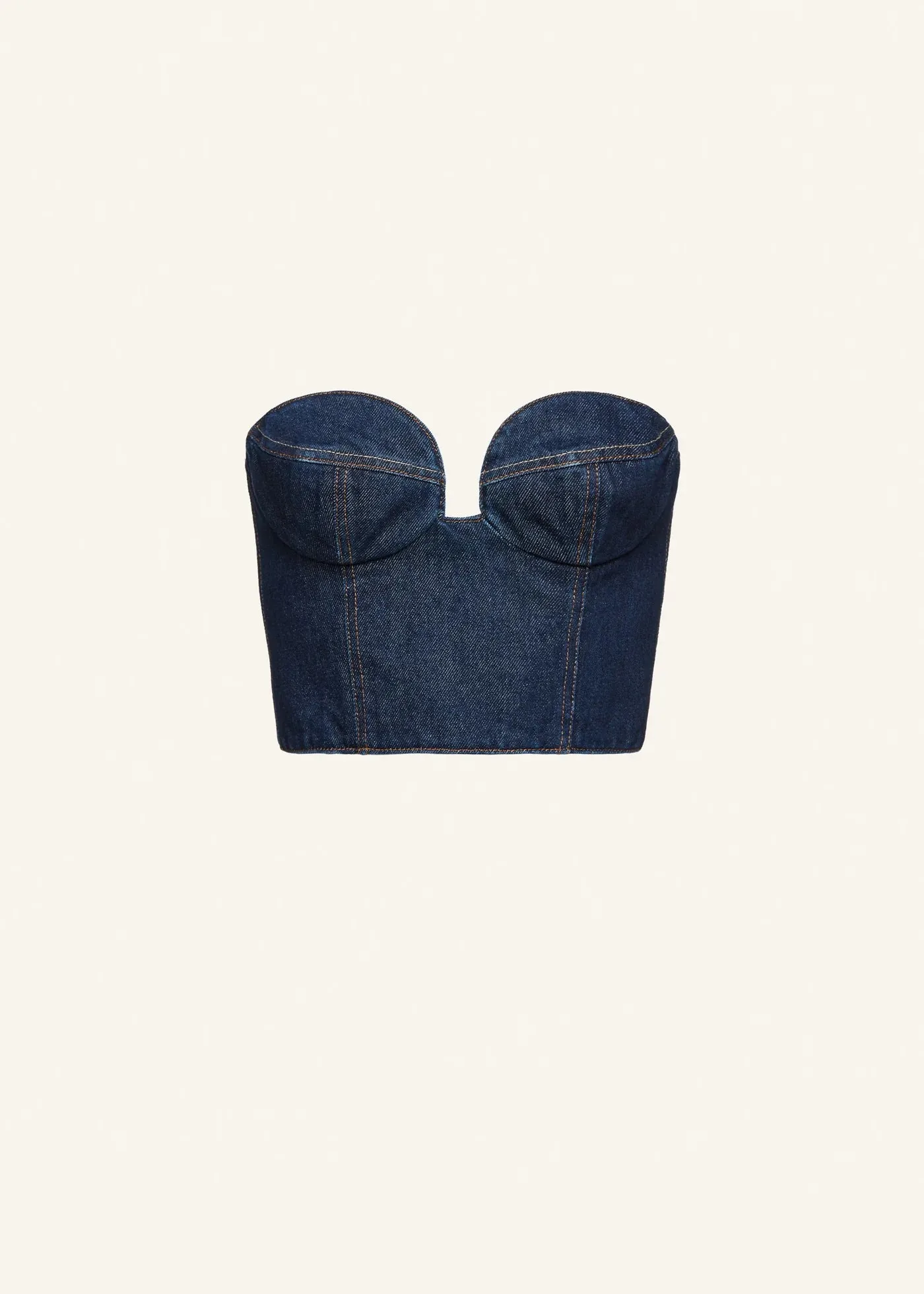 Denim Corset Top
