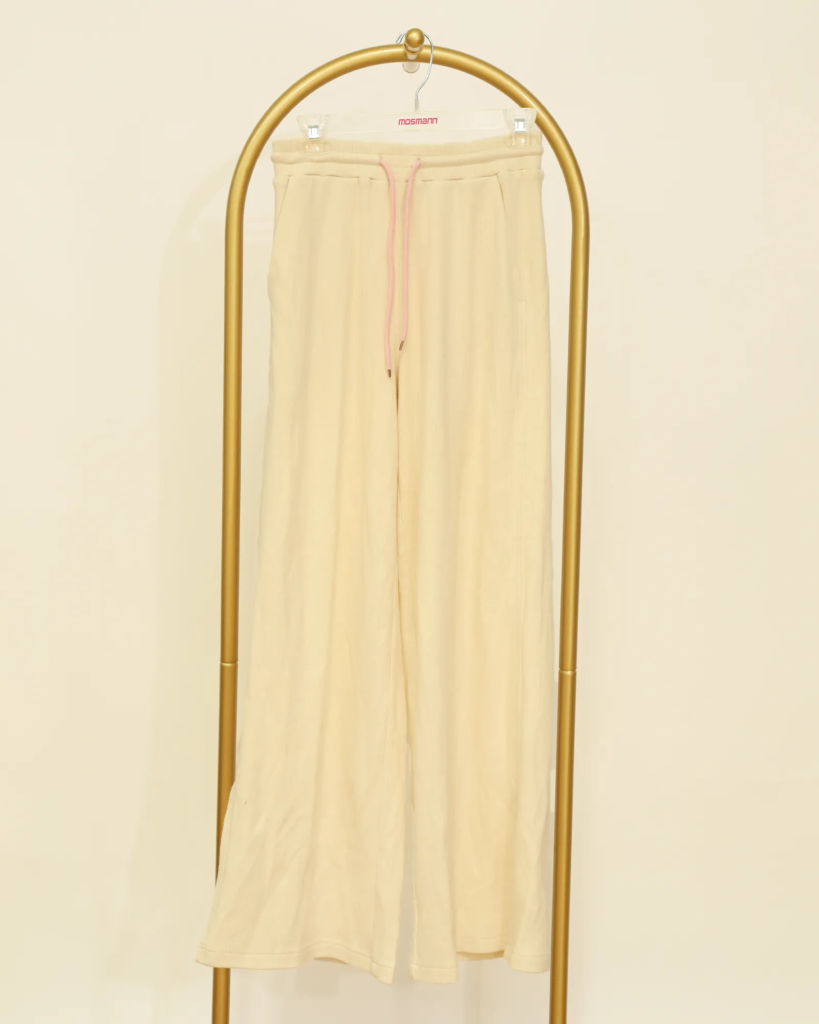 Drawstring Track Pants - Cream