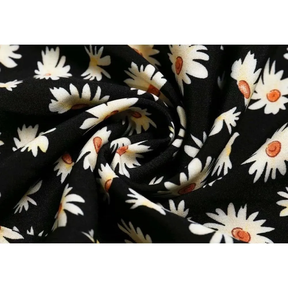 ELEGANT FLORAL MIDI DRESS