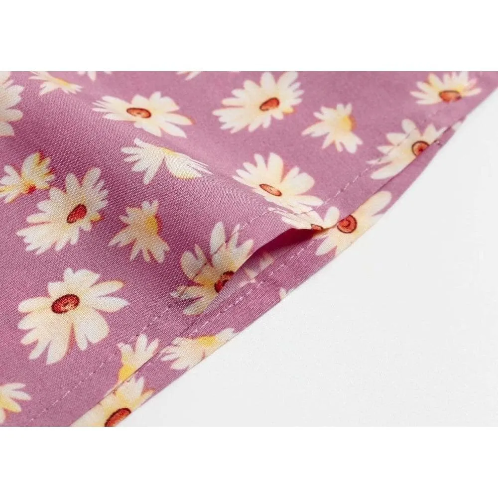 ELEGANT FLORAL MIDI DRESS