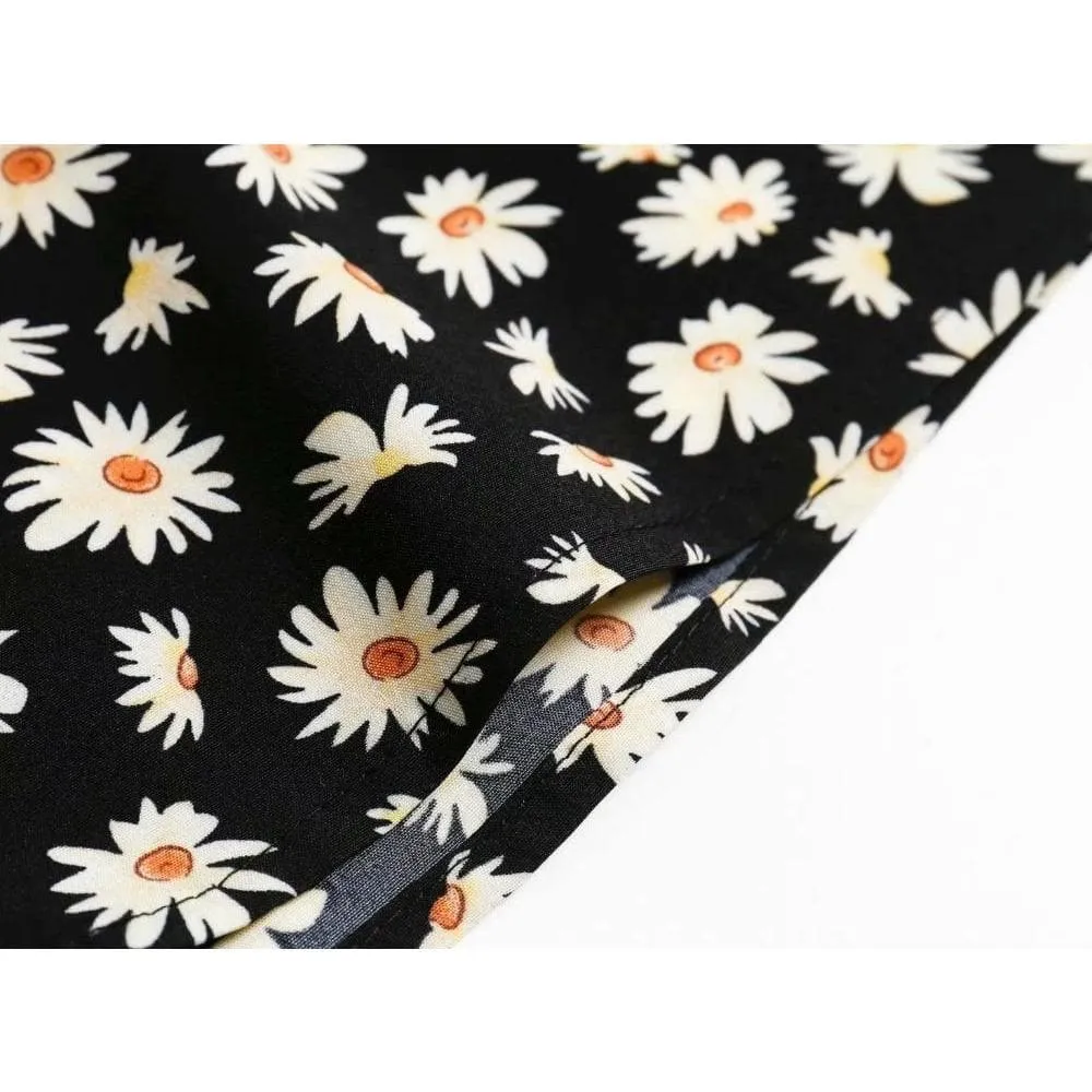 ELEGANT FLORAL MIDI DRESS