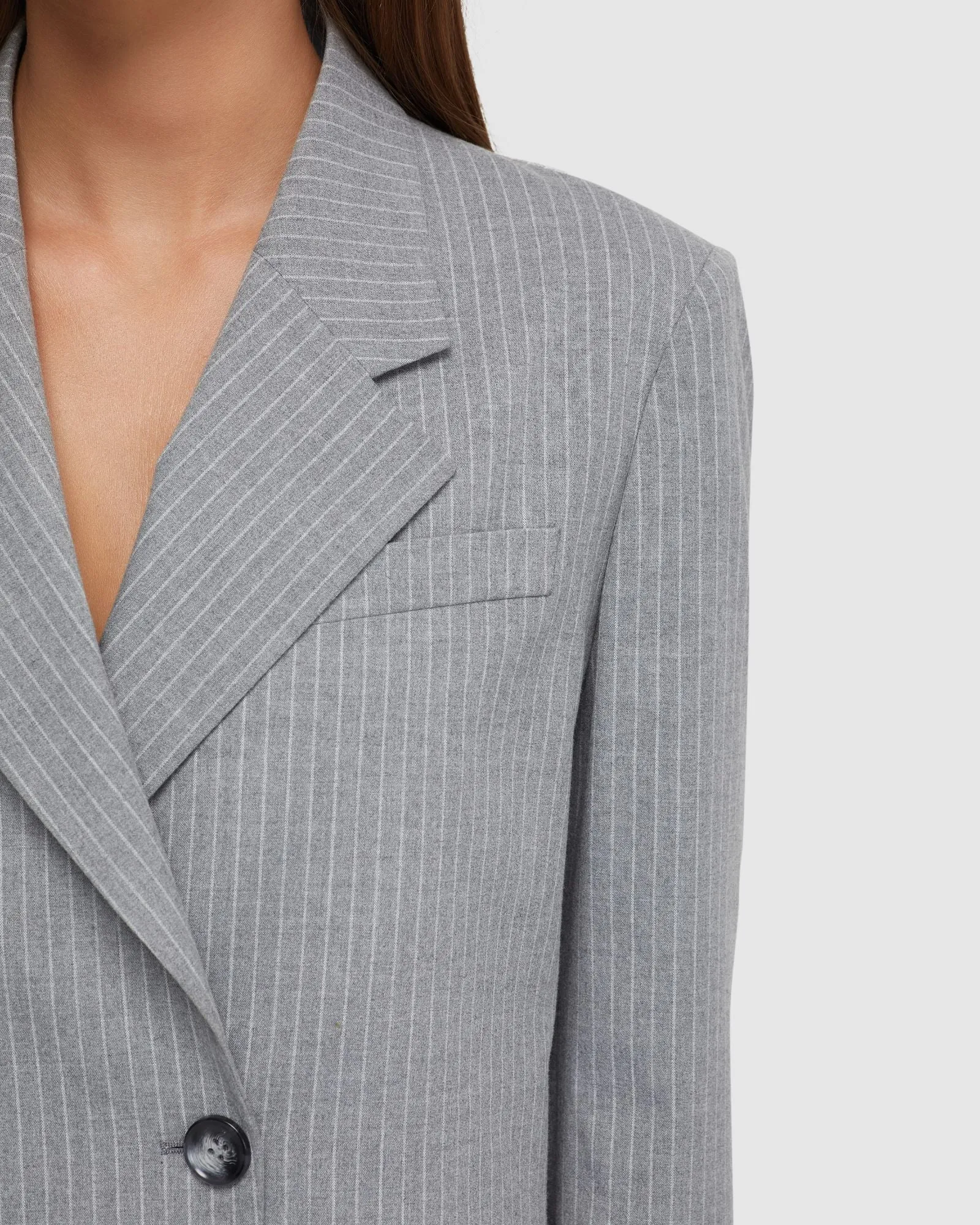 Ellis Pinstripe Suit Jacket