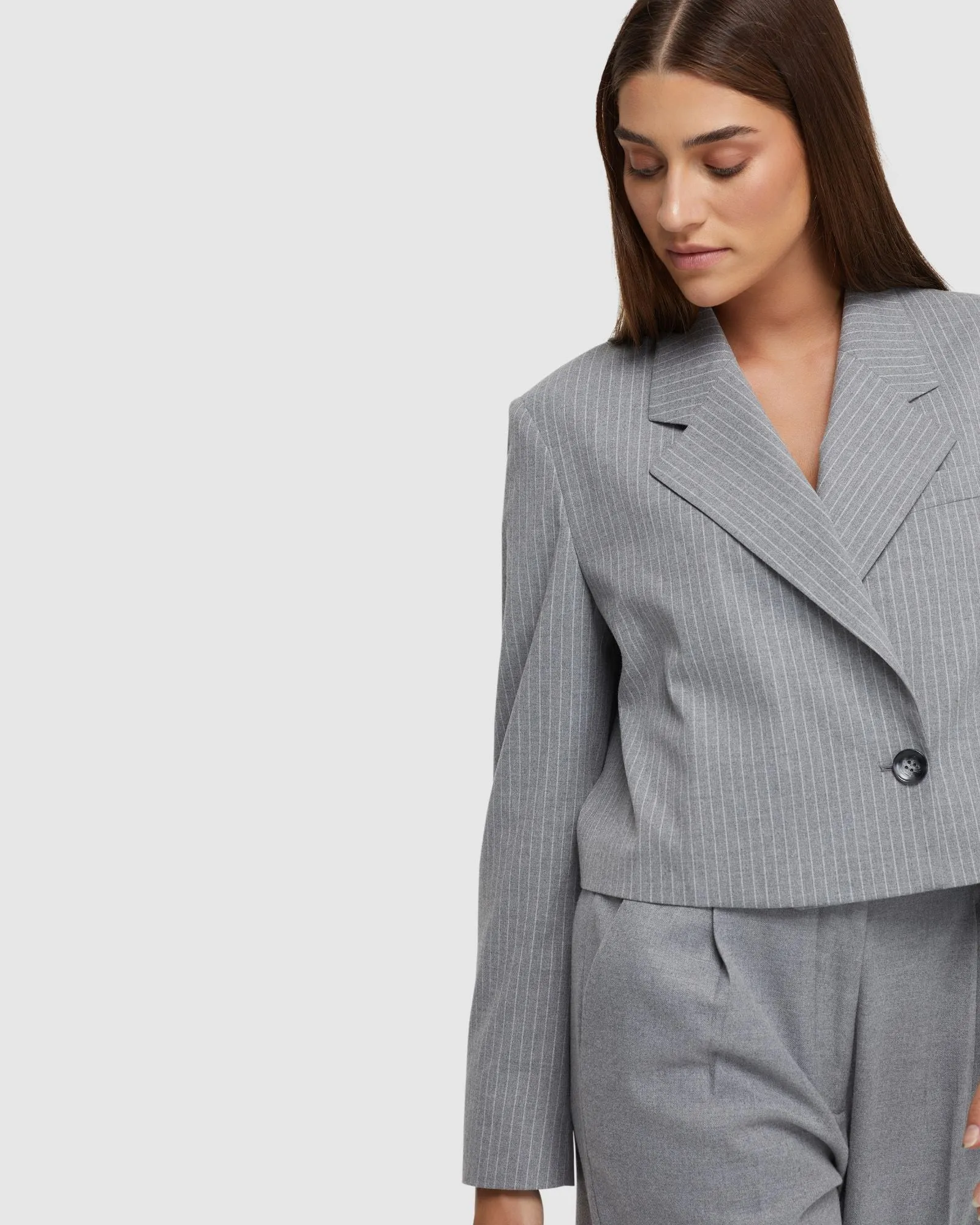Ellis Pinstripe Suit Jacket