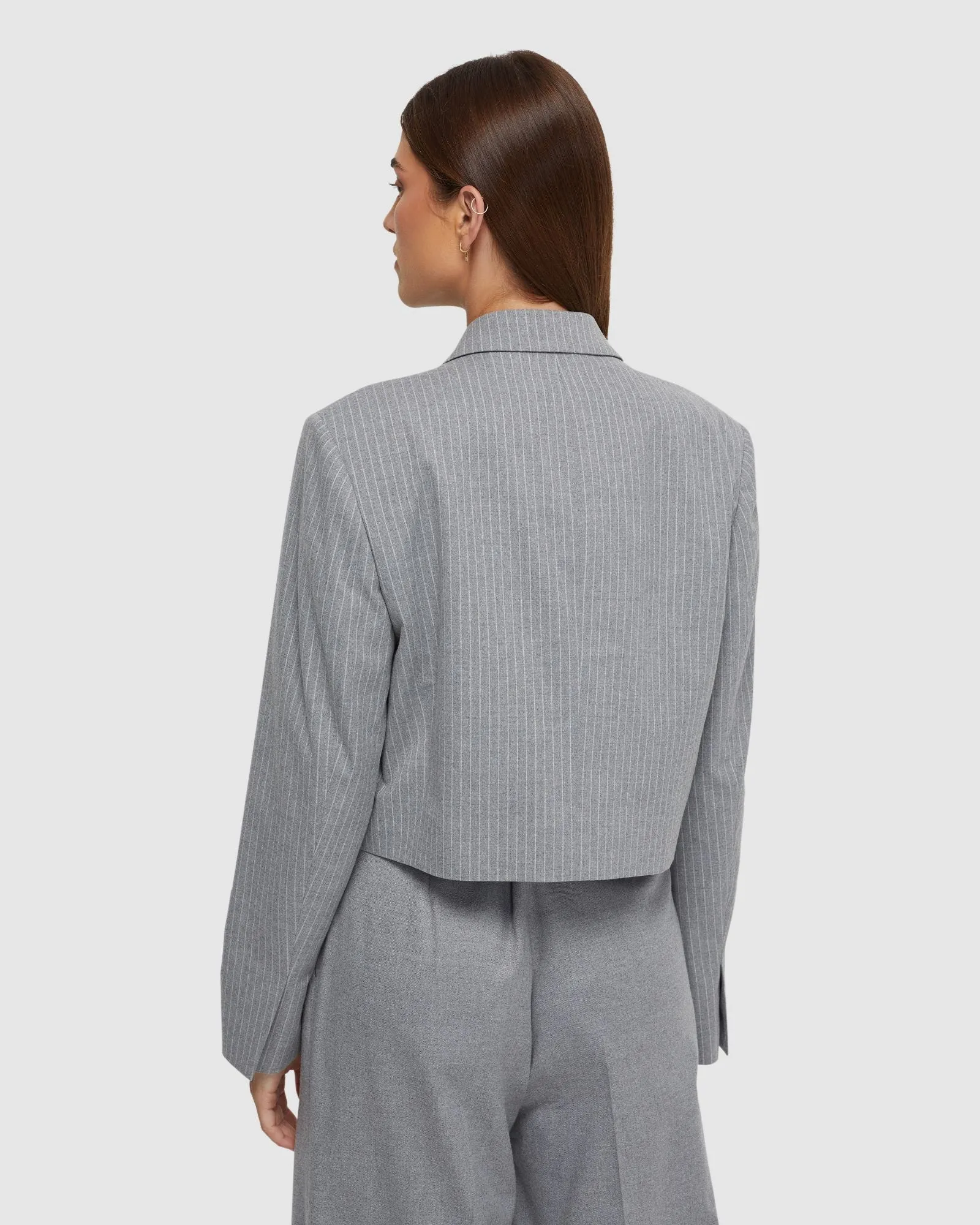 Ellis Pinstripe Suit Jacket